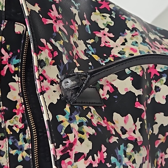 Kate Spade hand bag.  Floral design - Picture 6 of 9